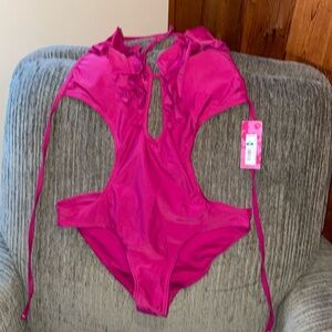 One piece bathing suit